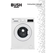 Bush WMSAE712EB 9339631 Washing Machine manual cover