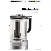 KitchenAid KFC0516 Chopper manual cover