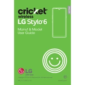 LG Stylo 6 LMQ730AM4.AAIOBL Phone manual cover