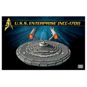 Mega Construx Mattel U.S.S. Enterprise NCC-1701 DPH83 Construction Set manual cover