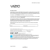 Vizio M220NV TV manual cover