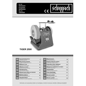 Scheppach TIGER 2500 5903202901 Angle Grinder manual cover