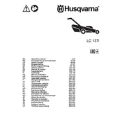 Husqvarna LC 137i Lawn Mower manual cover