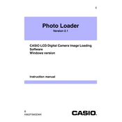 Casio Photo Loader Ver.2.1 Software manual cover