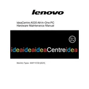 Lenovo IdeaCentre A520 Computer manual cover