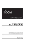 Icom IC-T81A Transceiver manual cover