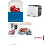 Bosch Compact TAT6A913GB Toaster manual cover