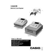 Casio 130CR Cash Register