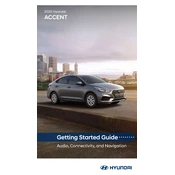 Hyundai Accent 2020 Sedan manual cover