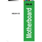 ASUS H81M-V3 Motherboard manual cover