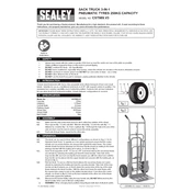 Sealey CST989.V3 Sack Truck manual cover