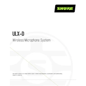 Shure ULX-D Microphone manual cover