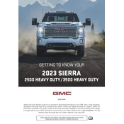 GMC Sierra 2500 HD 2023 manual cover