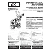 Ryobi RY803325 Washer manual cover