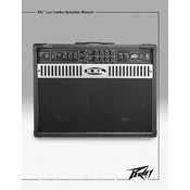 Peavey XXL 212 Amplifier manual cover