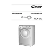 Candy GC4 1472D1S 1-80 manual cover