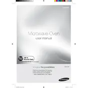 Samsung SMH1926B Microwave manual cover