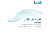 Aztech HL119EP HomePlug