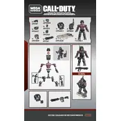 Mega Construx Mattel Call of Duty Recon GCN86 Construction Set manual cover