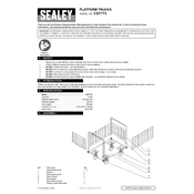 Sealey CST773 Platform Truck manual cover