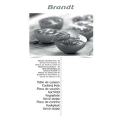 Brandt BKTI9340X1 Hob manual cover