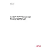 Xerox VIPP Language Ver.17.0 Software manual cover