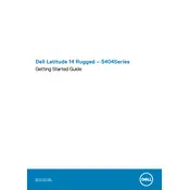 Dell Latitude 5404 Rugged Laptop manual cover