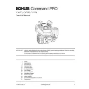 Kohler CV173 Engine manual cover