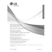 LG LFC25765SB Refrigerator manual cover