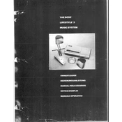 Bose Lifestyle 30 manual cover