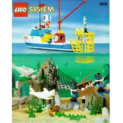 LEGO System 6558 Construction Set manual cover