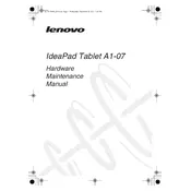 Lenovo IdeaTab A1 Tablet