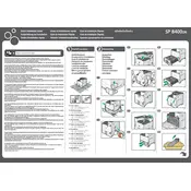 Ricoh SP 8400DN Printer manual cover