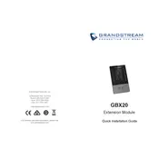 Grandstream GBX20 Module manual cover