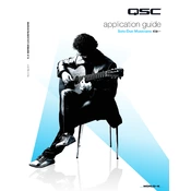 QSC K.2 Series Loudspeakers Solo and Duo Musicians manual cover