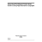 Xerox DocuPrint Printer manual cover