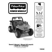 Power Wheels Mattel Arctic Cat Y6534 Toy manual cover