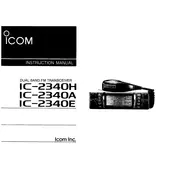 Icom IC-2340A Transceiver manual cover