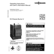 Viessmann Vitola-Biferral-E Series VBC Oil Chassis Burner-V Boiler
