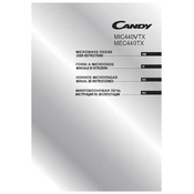 Candy MEC440TX manual cover