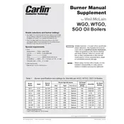 Weil-McLain Carlin WM GO Oil Boilers Series 3 Boiler manual cover