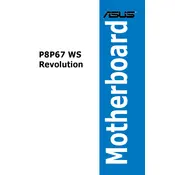 ASUS P8P67 WS Revolution Motherboard manual cover