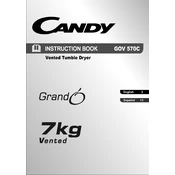 Candy GOV 570C-S manual cover