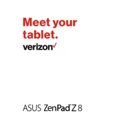 ASUS ZenPad Z8 (ZT581KL Verizon exclusive) Tablet manual cover