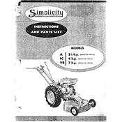 Simplicity FC Tractor manual cover