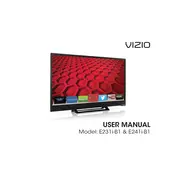 Vizio E231i-B1 TV manual cover