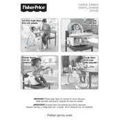 Fisher Price Mattel 4-in-1 Total Clean High CMR51 Chair manual cover