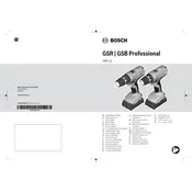 Bosch 0 601 9H1 071 Drill manual cover