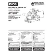 Ryobi P450 Sander manual cover