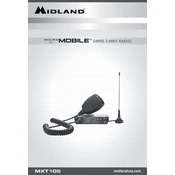 Midland MXT105 manual cover